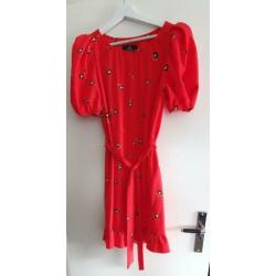 ? NIEUW?COMPAGNIA ITALIANA ? Prachtig Rood jurkje 36/38