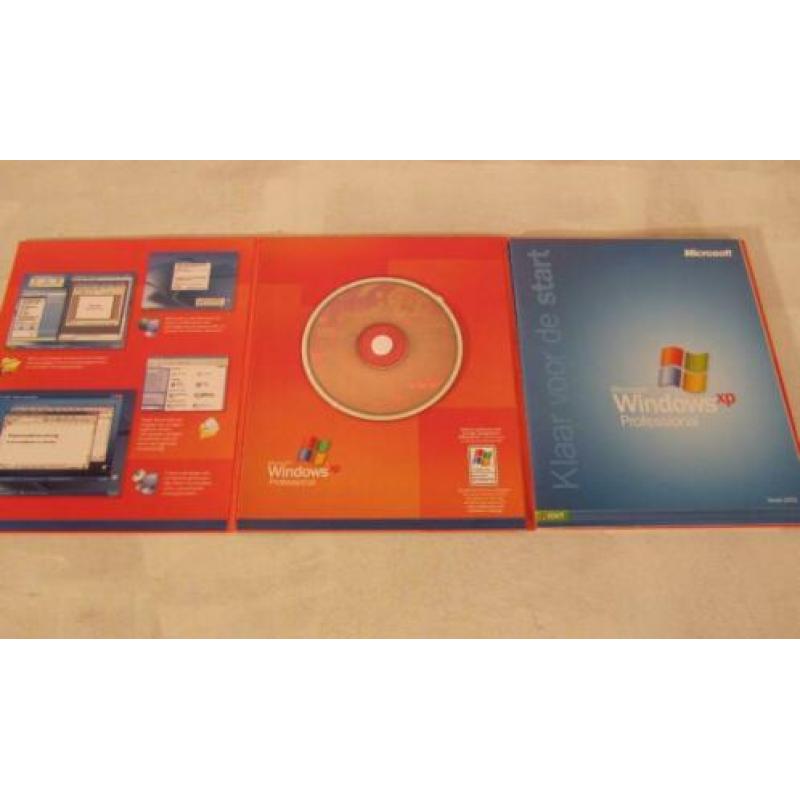 Nieuw ongebruikt Windows XP Professional pakket met Key