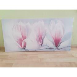 Mooi canvas schilderij met orchideeën