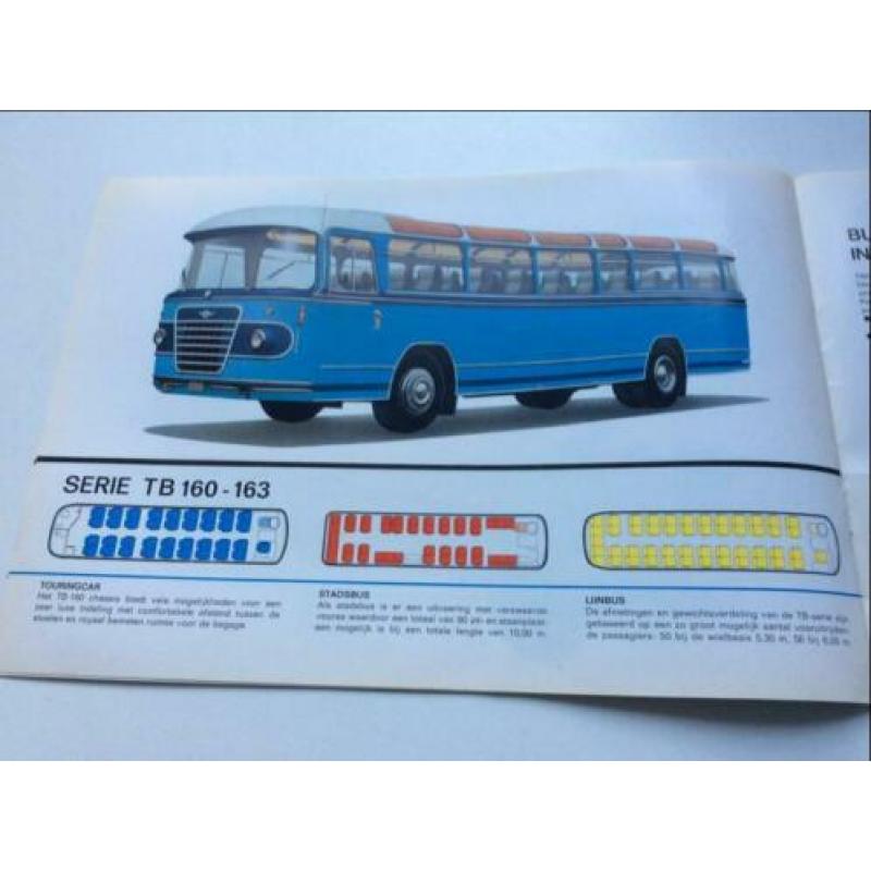 Daf Buschassis Folder uit 1966 !