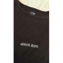 Zwarte longsleeve Armani 152