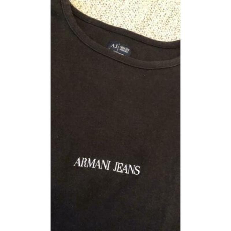 Zwarte longsleeve Armani 152