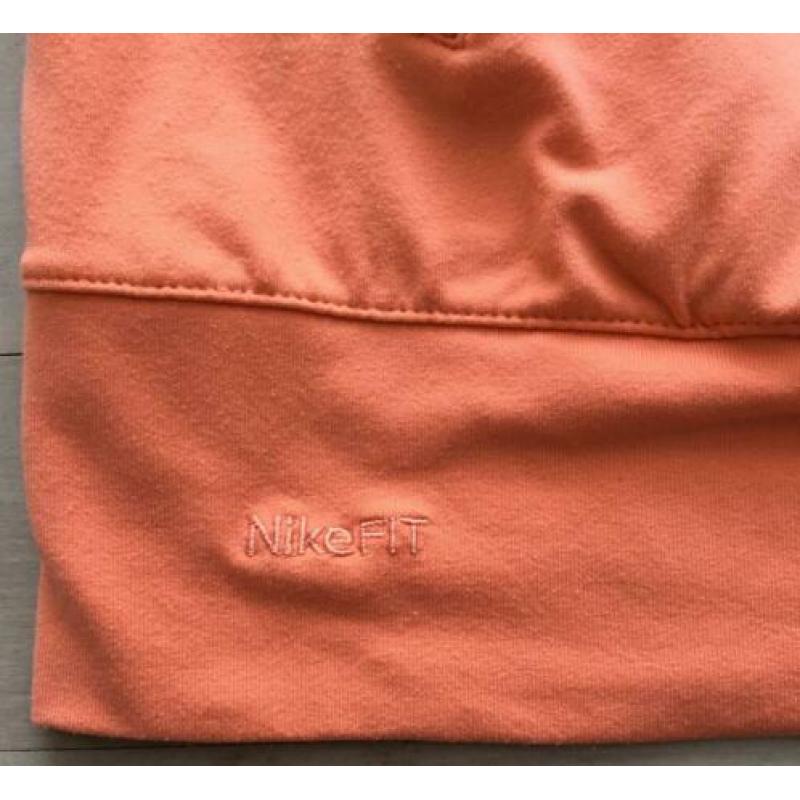 NIKE FIT, sportjasje, zacht oranje, maat XL