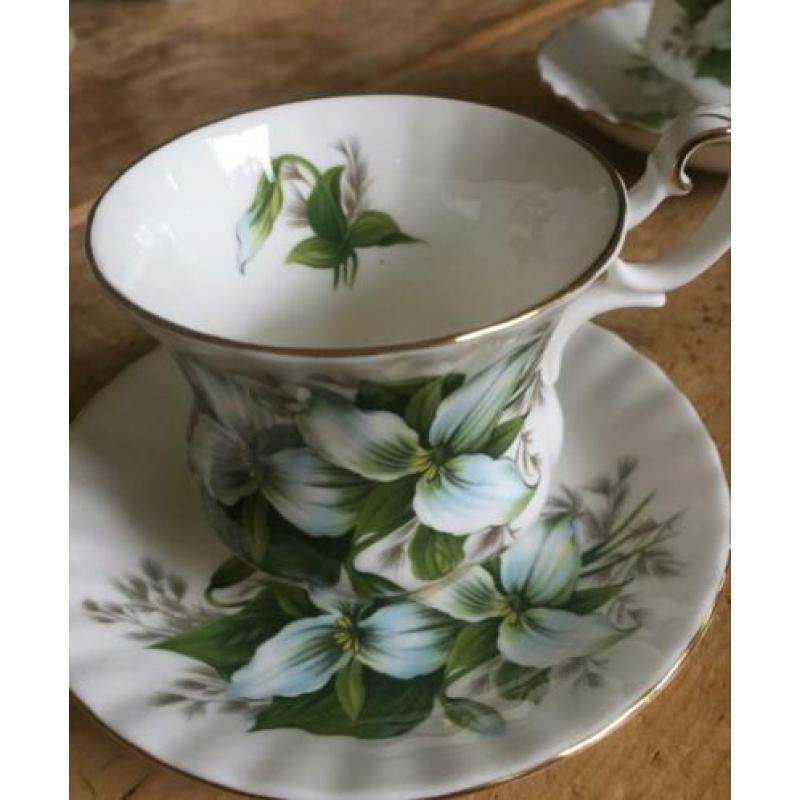 Royal Albert Trillium set van twee
