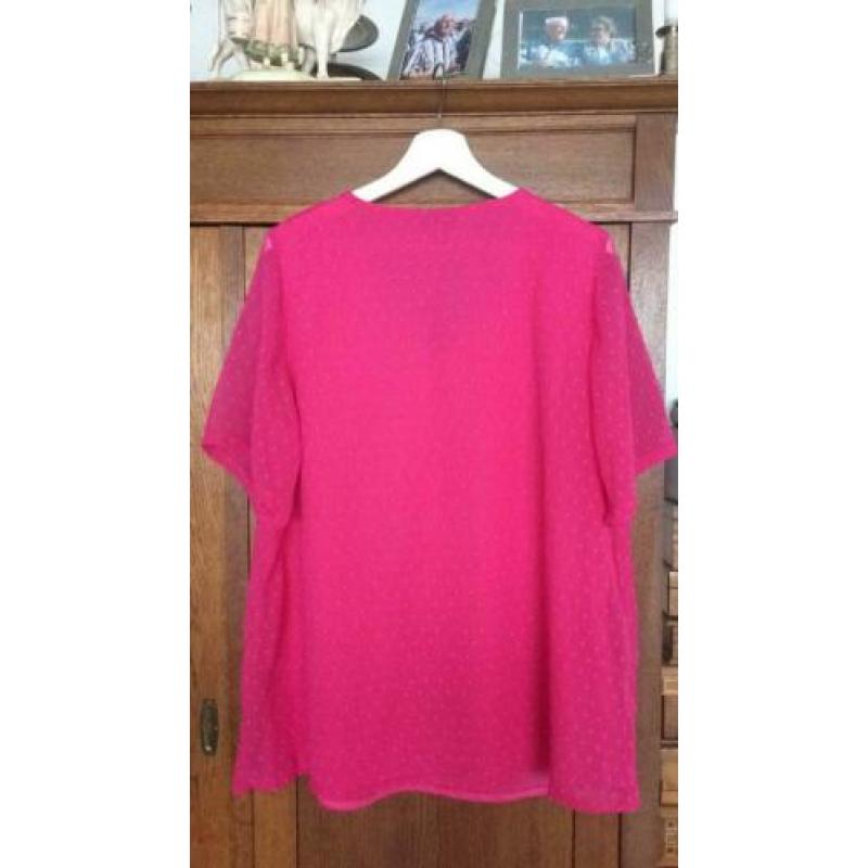 Top zhenzi nieuw fuchsia roze L