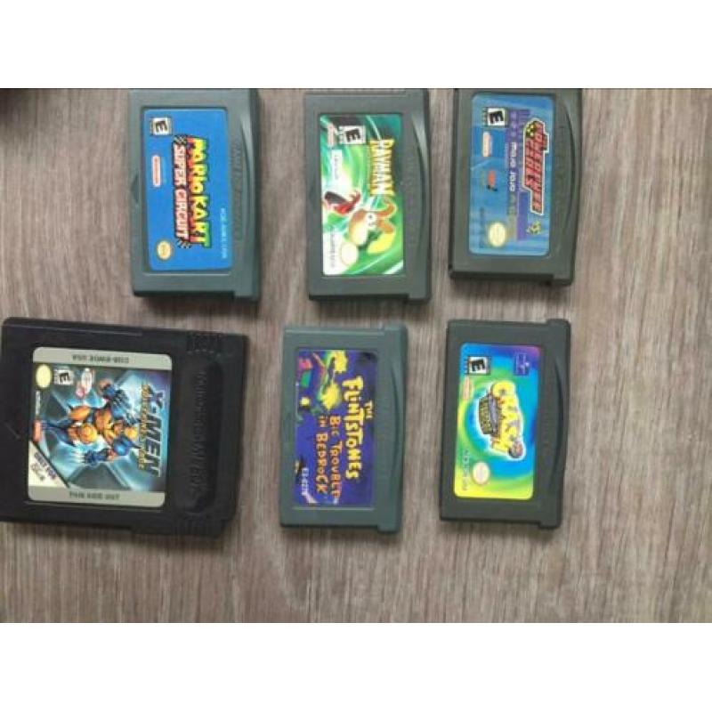 Game Boy Advance incl 6 spellen