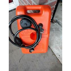 Kunststof brandstoftank / benzinetank 12 liter compleet