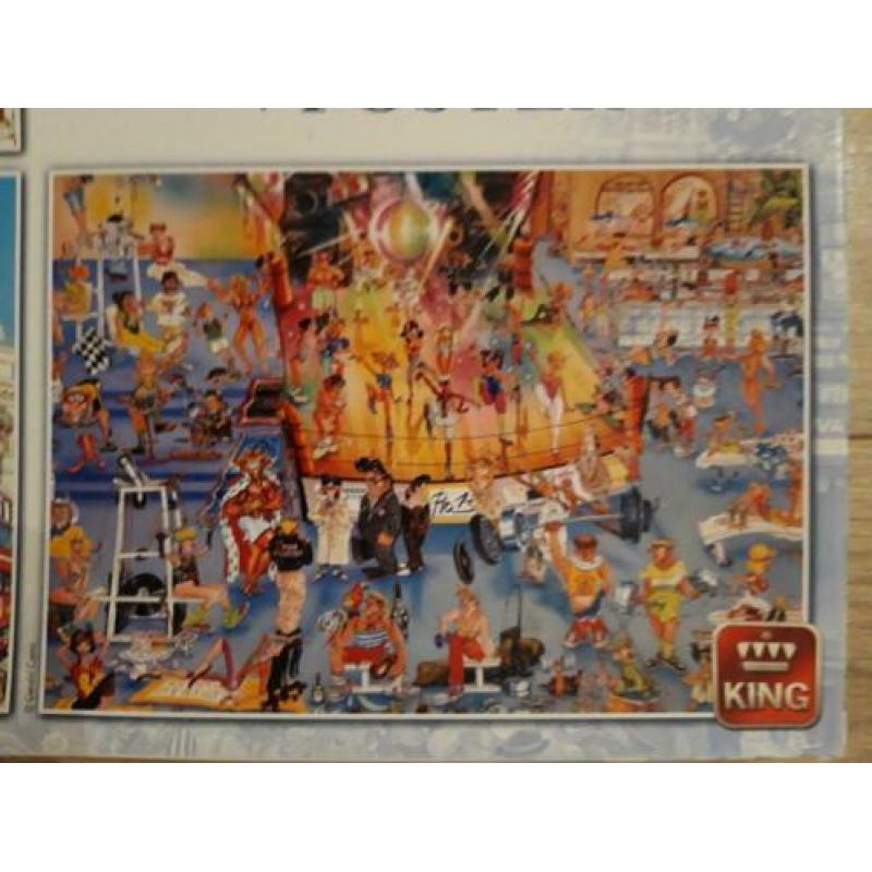 Puzzel 1000 x 3 Comic Collection King 5155