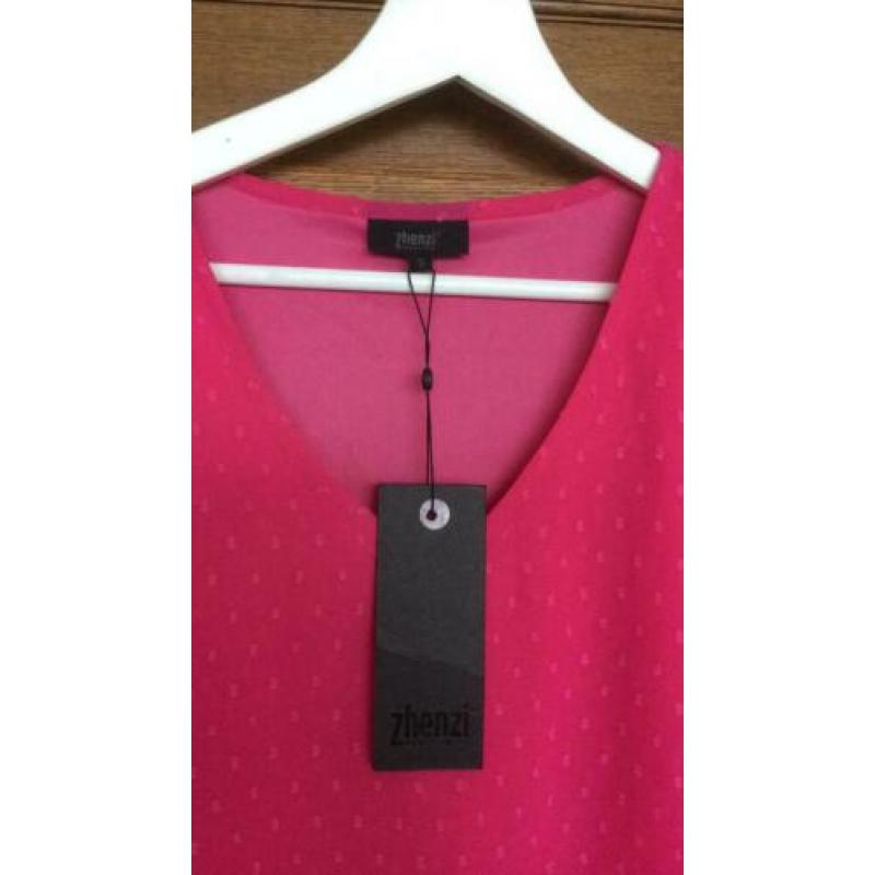 Top zhenzi nieuw fuchsia roze L