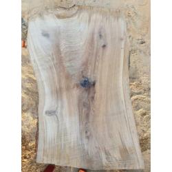 Eiken schaaldelen. Boomstam plank