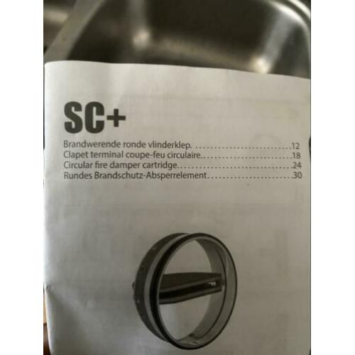 Brandwerende vlinderklep