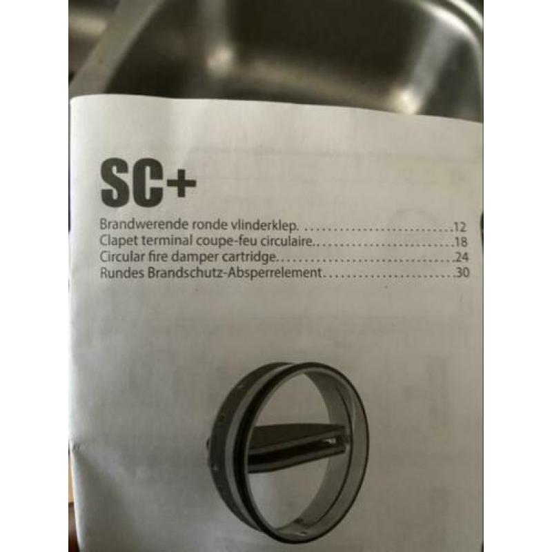 Brandwerende vlinderklep