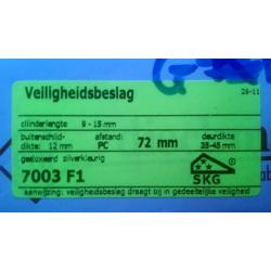 Te Koop : Nieuw DIECKMAN veiligheidsbeslag .