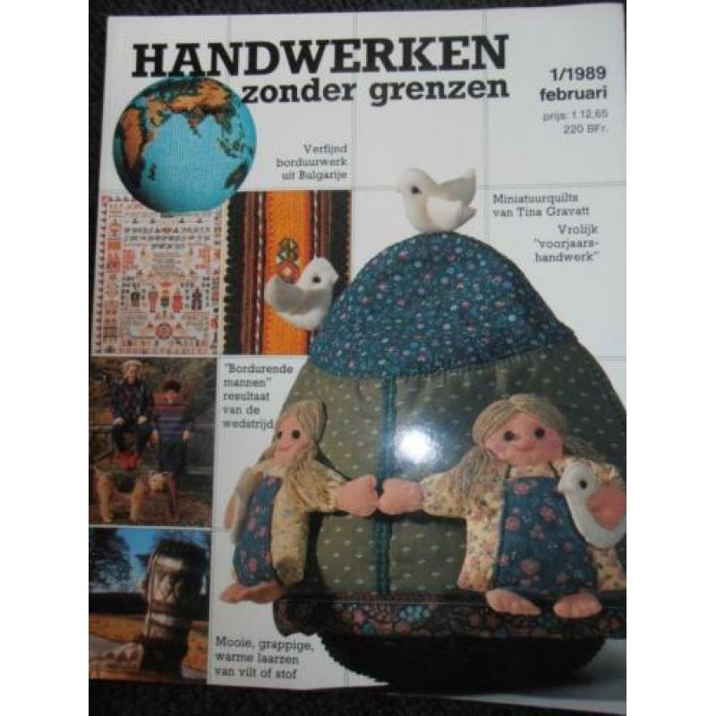 Handwerken zonder grenzen 1989 1 laarzen van vilt en stof