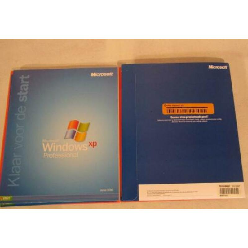 Nieuw ongebruikt Windows XP Professional pakket met Key
