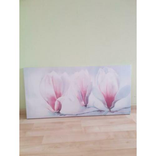 Mooi canvas schilderij met orchideeën