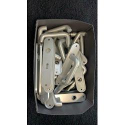 Crica 9 stuks deurbeslag binnen RVS