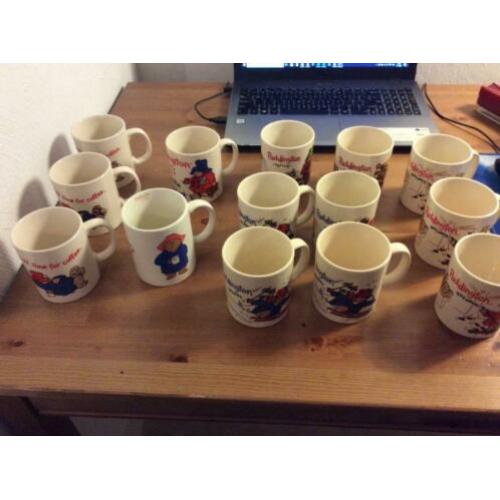 grote partij Paddington Bekers 14 stuks los of samen te koop