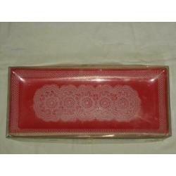 Oude cake schaal in originele doos