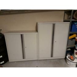 Archiefkasten metaal 2 stuks