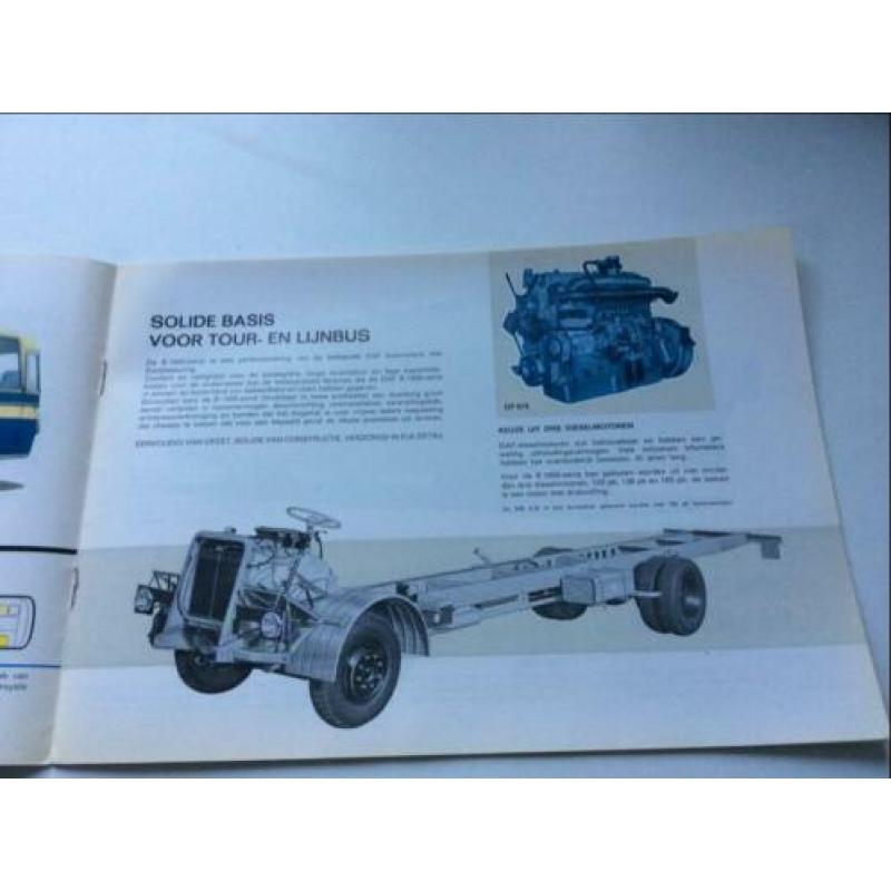 Daf Buschassis Folder uit 1966 !