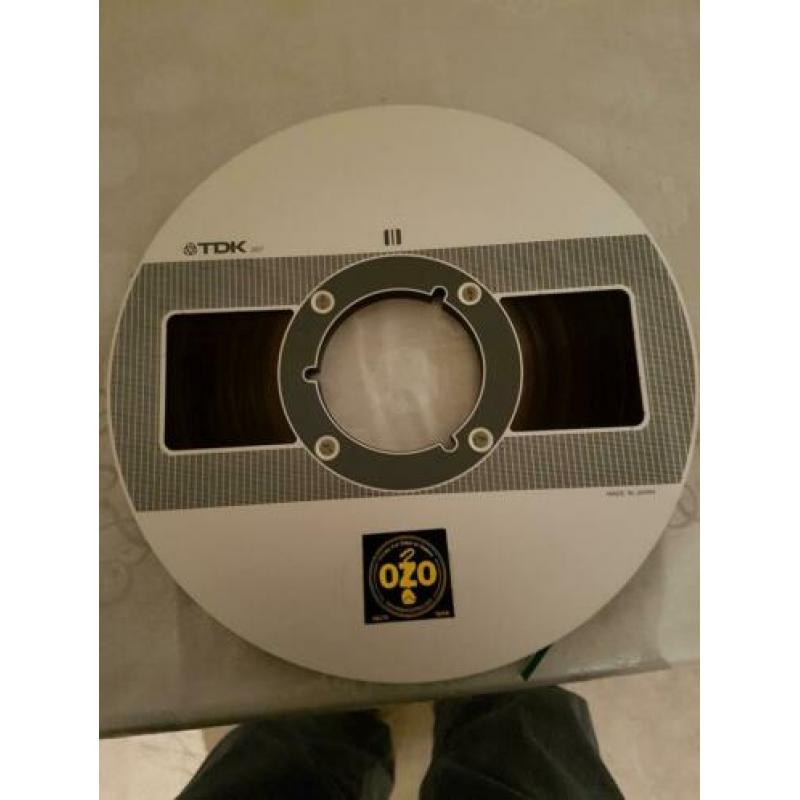 Te koop vintage tdk bandrecorder reels met tape