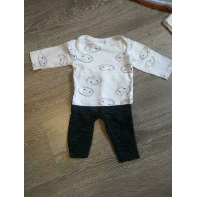 Baby kleding jongen mt 56 incl jas (pakket of los)