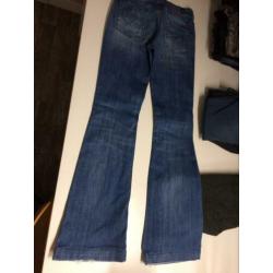 7 For all mankind flaire jeans mt 25