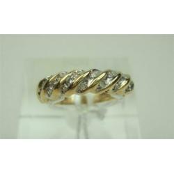 Ring goud & 0.10K diamanten / Z6272