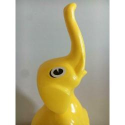 Vintage plastic speelgoed ringwerpen olifant Frabar Italy