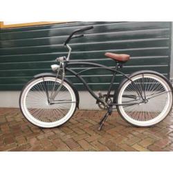 Beach cruiser fiets low Rider fiets rijklaar