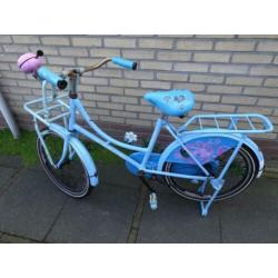 Popal Oma fiets blauw 22"