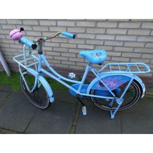 Popal Oma fiets blauw 22"