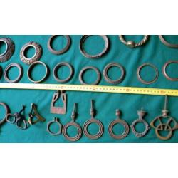 Antieke bronzen en koperen ringen 1800/1900.no 1.
