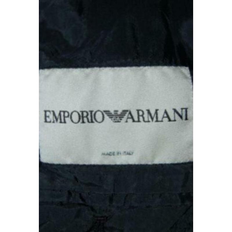 NIEUW EMPORIO ARMANI linnen colbert, blazer, zwart, Mt. 50