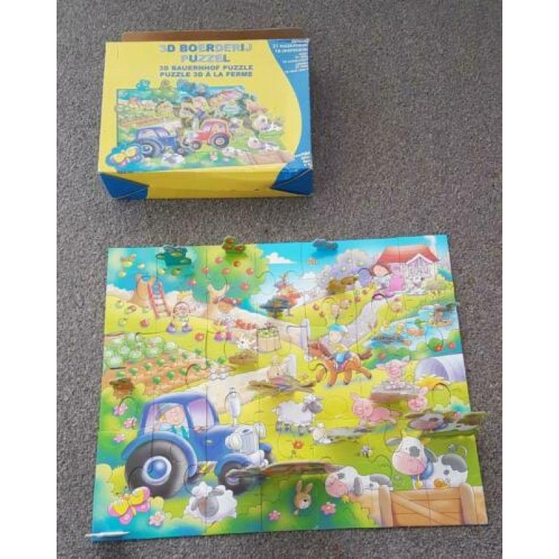 3D puzzel 3-6 jaar, zgan
