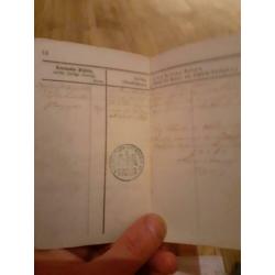 Groot lot militaire paspoorten ww1