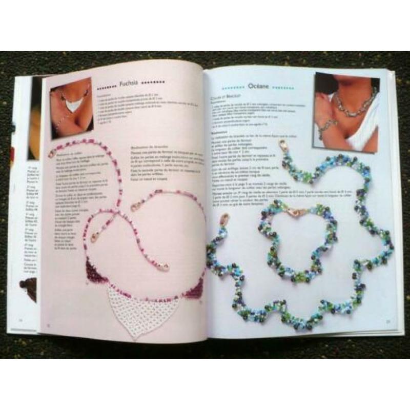 Perles de Rocailles, Bijoux fantaisie. Sieraden glaskraaltje
