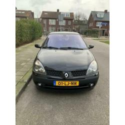 Renault Clio 1.6 16V Initiale 3DR AUT 2003 Zwart XENON