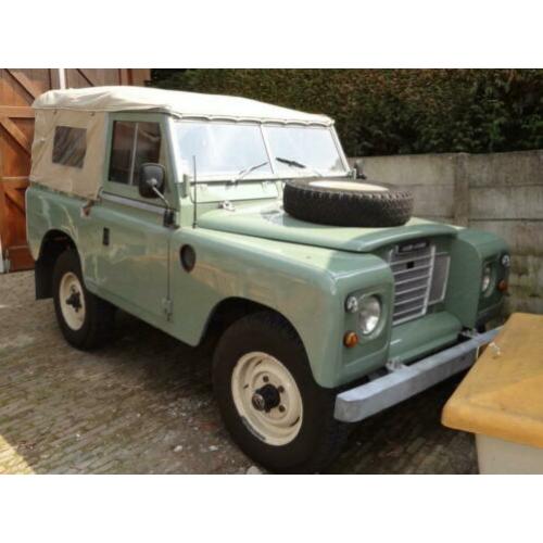 Land Rover Series III 88 uit 1980 belastingvrije oldtimer