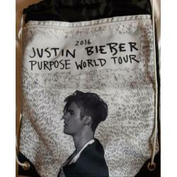 Justin Bieber Purpose Tour Vip Merchandise CD Handtekening