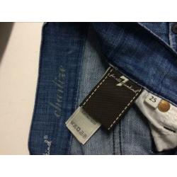 7 For all mankind flaire jeans mt 25