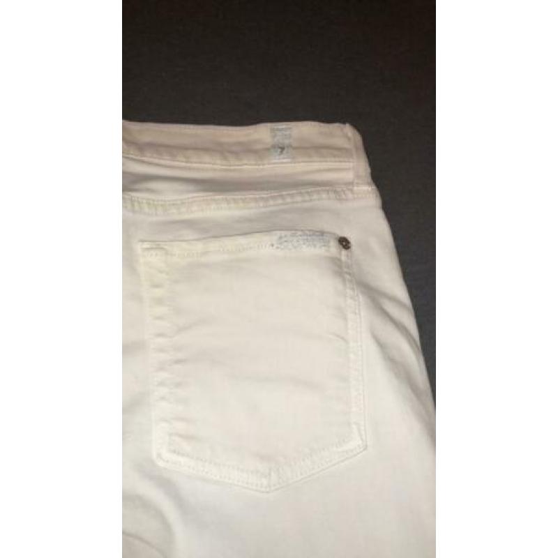 Witte skinny jeans 7 for all mankind maat 28