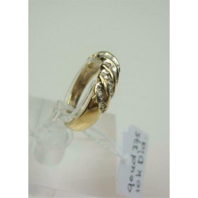 Ring goud & 0.10K diamanten / Z6272