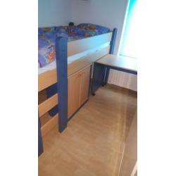 hoogslaper bed 1person