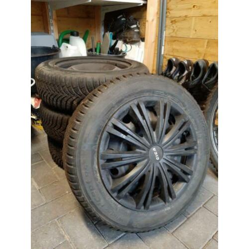 Winterbanden op velg, hankook 4x108