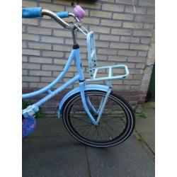 Popal Oma fiets blauw 22"