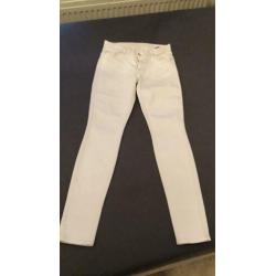 Witte skinny jeans 7 for all mankind maat 28