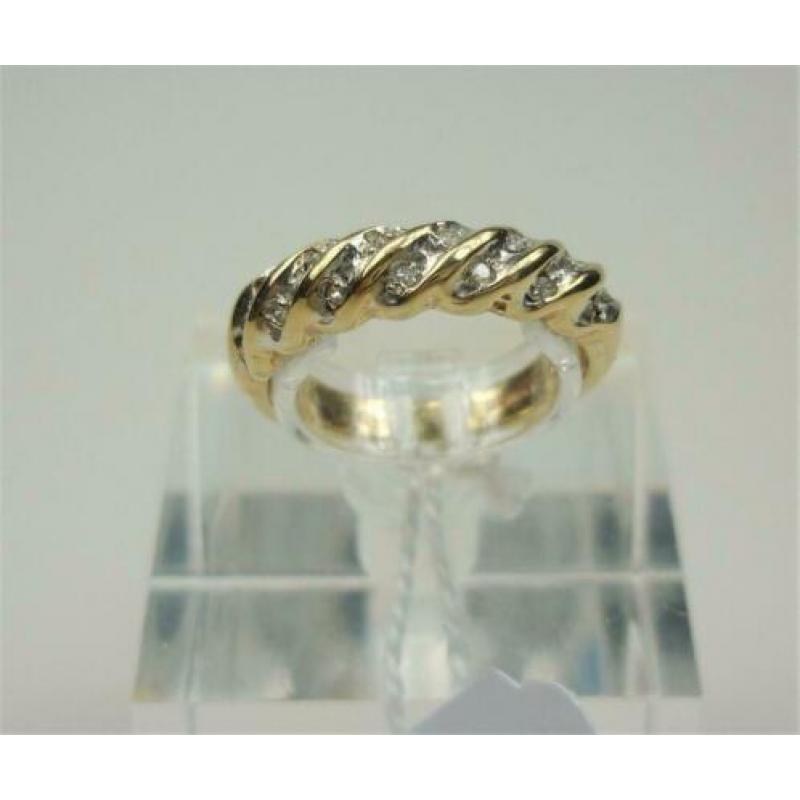 Ring goud & 0.10K diamanten / Z6272