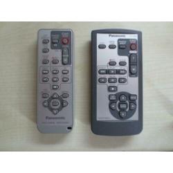 Afstandsbedieningen Panasonic videocamera N-GS180 en GS57